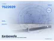 Kardanwelle BMW 5er (E60) 7522039