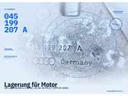 Lagerung für Motor VW Lupo (6X/6E) 045199207A