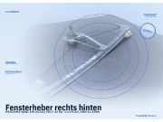 Fensterheber rechts hinten MERCEDES-BENZ 190 (W201)