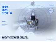Wischermotor hinten FORD Fiesta II (FBD) 0390211704