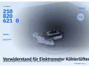 Vorwiderstand für Elektromotor Kühlerlüfter MERCEDES-BENZ E-Klasse (W210) 2108206210