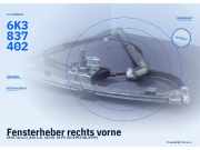Fensterheber rechts vorne SEAT Ibiza II (6K) 6K3837402