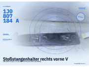 Stoßstangenhalter rechts vorne VW Golf IV (1J) 1J0807184A