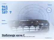 Stoßstange vorne CITROEN Berlingo I Kasten (M) 9618471877