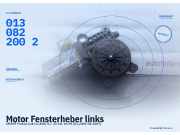 Motor Fensterheber links SMART Fortwo Cabrio (450) 0130822002 BOSCH 0130822002