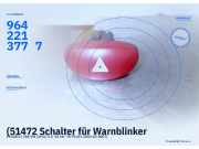 (51472 Schalter für Warnblinker PEUGEOT 206 SW 9642213777) 9642213777