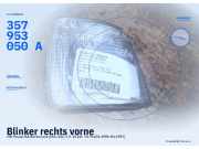 Blinker rechts vorne VW Passat B3/B4 Variant (3A5, 35I) 357953050A