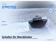 Schalter für Warnblinker FORD Transit Custom V362 Kasten (FY, FZ) 1791711