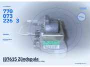 (87615 Zündspule RENAULT Clio I (57) 7700732263) 7700732263