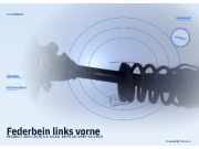 Federbein links vorne PEUGEOT 405 I (15 B)