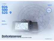 Drehratensensor RENAULT Megane II (M) 0265005259 BOSCH 0265005259