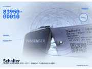 Schalter TOYOTA Yaris (XP9) 83950-0D010