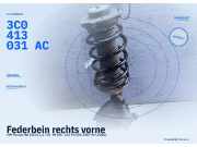 Federbein rechts vorne VW Passat B6 (3C2) 3C0413031AC