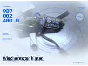 Wischermotor hinten HYUNDAI Pony (X-2) 9870024000