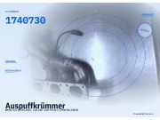 Auspuffkrümmer BMW 5er (E39) 1740730