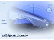 Kotflügel rechts vorne RENAULT 21 (L 48)