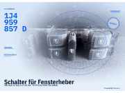 Schalter für Fensterheber VW Golf IV (1J) 1J4959857D