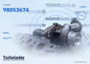 Turbolader Opel Astra J Caravan (P10) 98053674