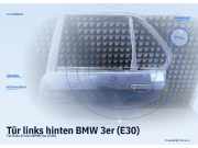 Tür links hinten BMW 3er (E30)