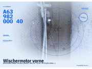 Wischermotor vorne MERCEDES-BENZ Vito Bus (W639) A6398200040