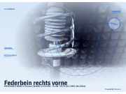 Federbein rechts vorne MERCEDES-BENZ A-Klasse (W168)