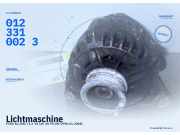 Lichtmaschine FORD Ka (RBT) 0123310023