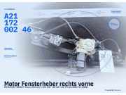 Motor Fensterheber rechts vorne MERCEDES-BENZ E-Klasse (W211) A2117200246