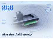 Widerstand Gebläsemotor FORD Fiesta IV (JA, JB) XS6H18B647AA