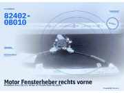 Motor Fensterheber rechts vorne HYUNDAI Getz (TB) 98820-1C300 82402-0B010