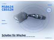 Schalter für Wischer HONDA Civic VII Hatchback (EU, EP) M18624 CBSS2H