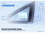 Dreieckscheibe links VW Touran I (1T1) 43R00048