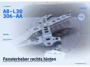 Fensterheber rechts hinten FORD Escort V Cabriolet (ALL) AB-L30306-AA