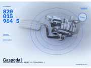 Gaspedal RENAULT Scenic II (JM) 8200159645