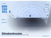 Klimakondensator AUDI 80 Avant (8C, B4) 8D0260401E
