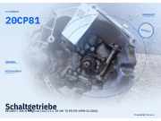 Schaltgetriebe PEUGEOT 206 Schrägheck (2A/C) 20CP81