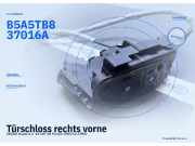 Türschloss rechts vorne SKODA Rapid B5A5TB837016A