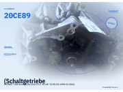 (Schaltgetriebe PEUGEOT 206 Schrägheck (2A/C) 20CE89) 20CE89