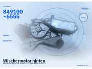 Wischermotor hinten MAZDA MX-3 (EC) 849100-6555