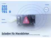Schalter für Warnblinker MERCEDES-BENZ C-Klasse (W202) 2028207810