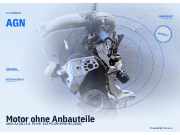 Motor ohne Anbauteile AUDI A3 (8L) AGN