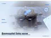 Bremssattel links vorne NISSAN Terrano I (WD21)