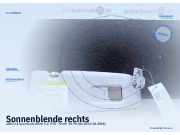 Sonnenblende rechts AUDI A1 Sportback (8XA)