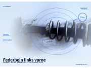 Federbein links vorne PEUGEOT 605