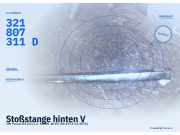 Stoßstange hinten VW Passat B1 (32) 321807311D