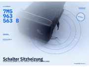 Schalter Sitzheizung FORD Galaxy (WGR) 7M5963563B