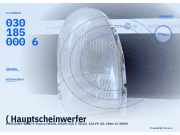( Hauptscheinwerfer MERCEDES-BENZ S-Klasse (W108, W109) 0301850006) 0301850006