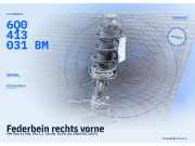 Federbein rechts vorne VW Polo IV (9N, 9A) 6Q0413031BM