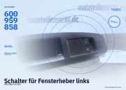 Schalter für Fensterheber links VW Polo IV 6Q0959858