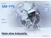 Motor ohne Anbauteile TOYOTA Auris (E15) 1AD-FTV