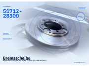 Bremsscheibe HYUNDAI Coupe (RD) 51712-28300